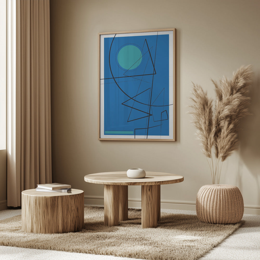 Angular lines No 19 Poster